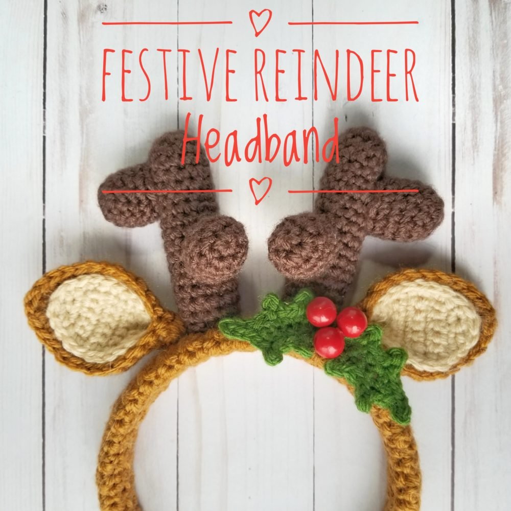 Festive Reindeer Headband by Chain 8 Designs (2)