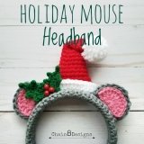 Holiday Mouse Headband by Chain 8 Designs